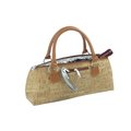 Picnic Gift Picnic Gift 3020-GC Wine Clutch-Cork Insulated Single Bottle Wine Tote; Gold 3020-GC